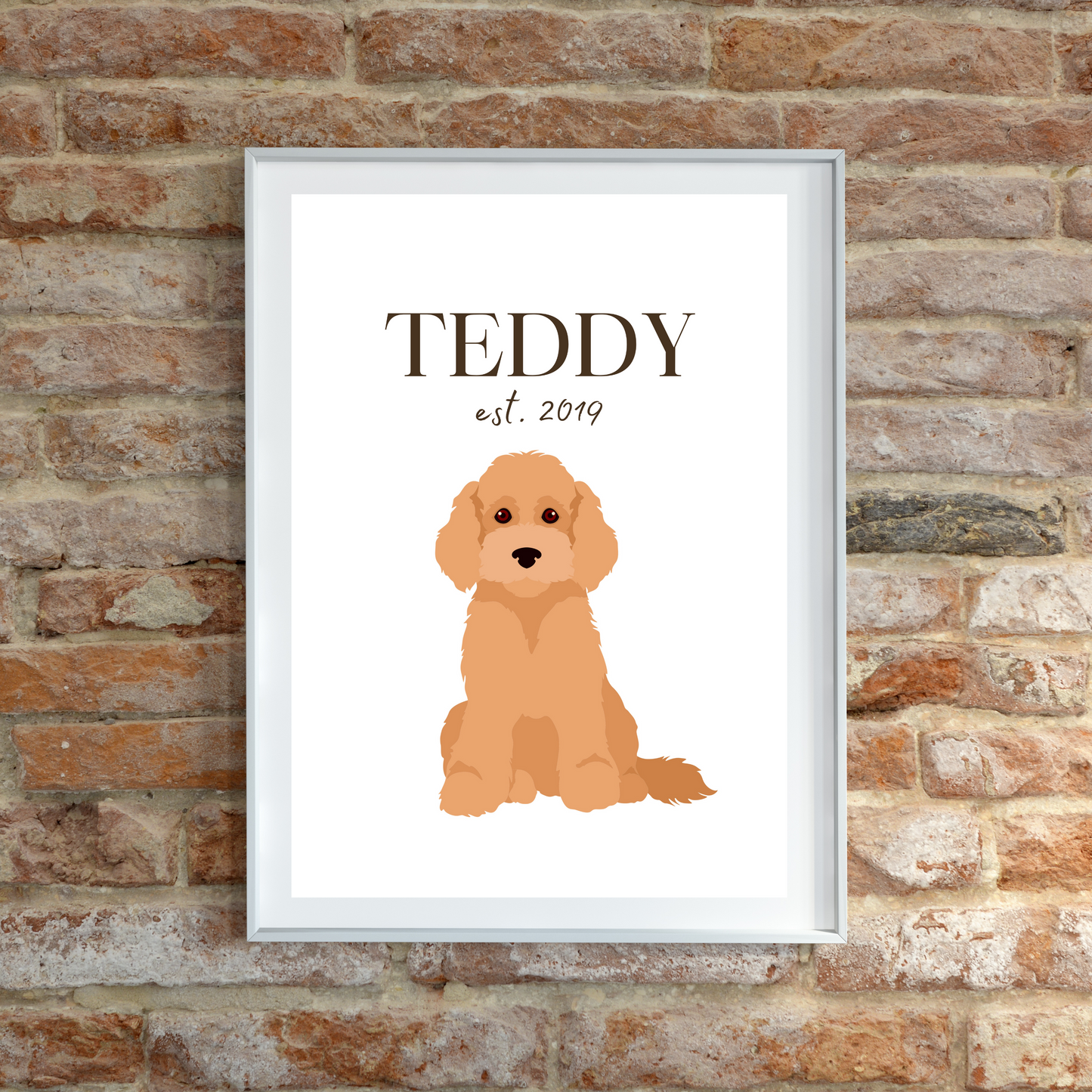 Personalised Cockapoo Pet Print