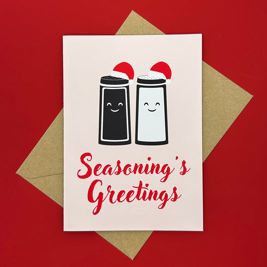 Seasoning's Greetings Christmas Card