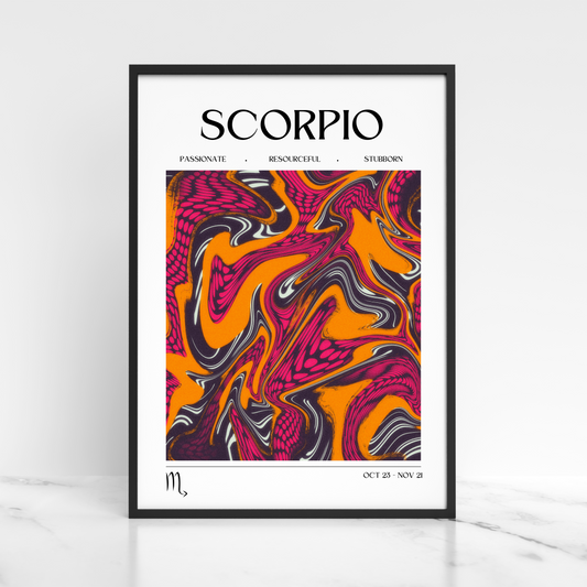 Scorpio Star Sign Print