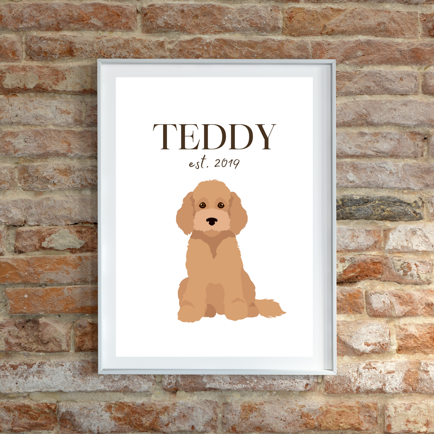 Personalised Cockapoo Pet Print