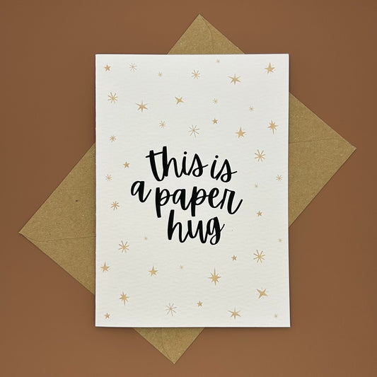 Paper Hug Greeting Card