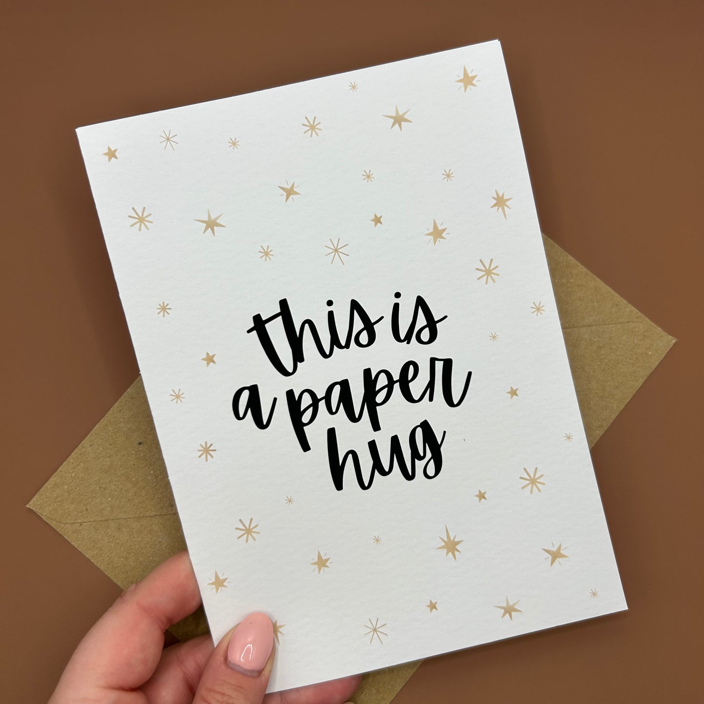 Paper Hug Greeting Card