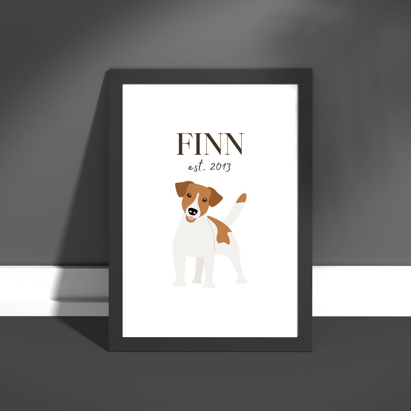 Personalised Jack Russell Pet Print