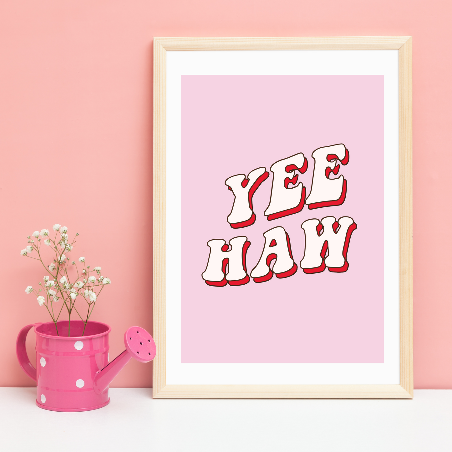 'Yee Haw' Print