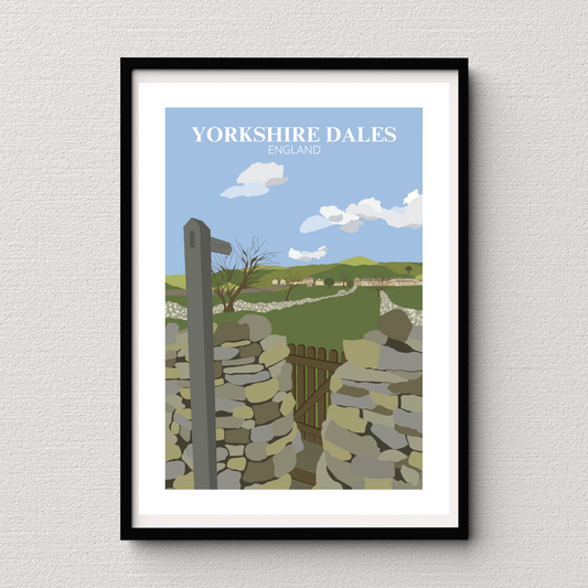 Yorkshire Dales Travel Print