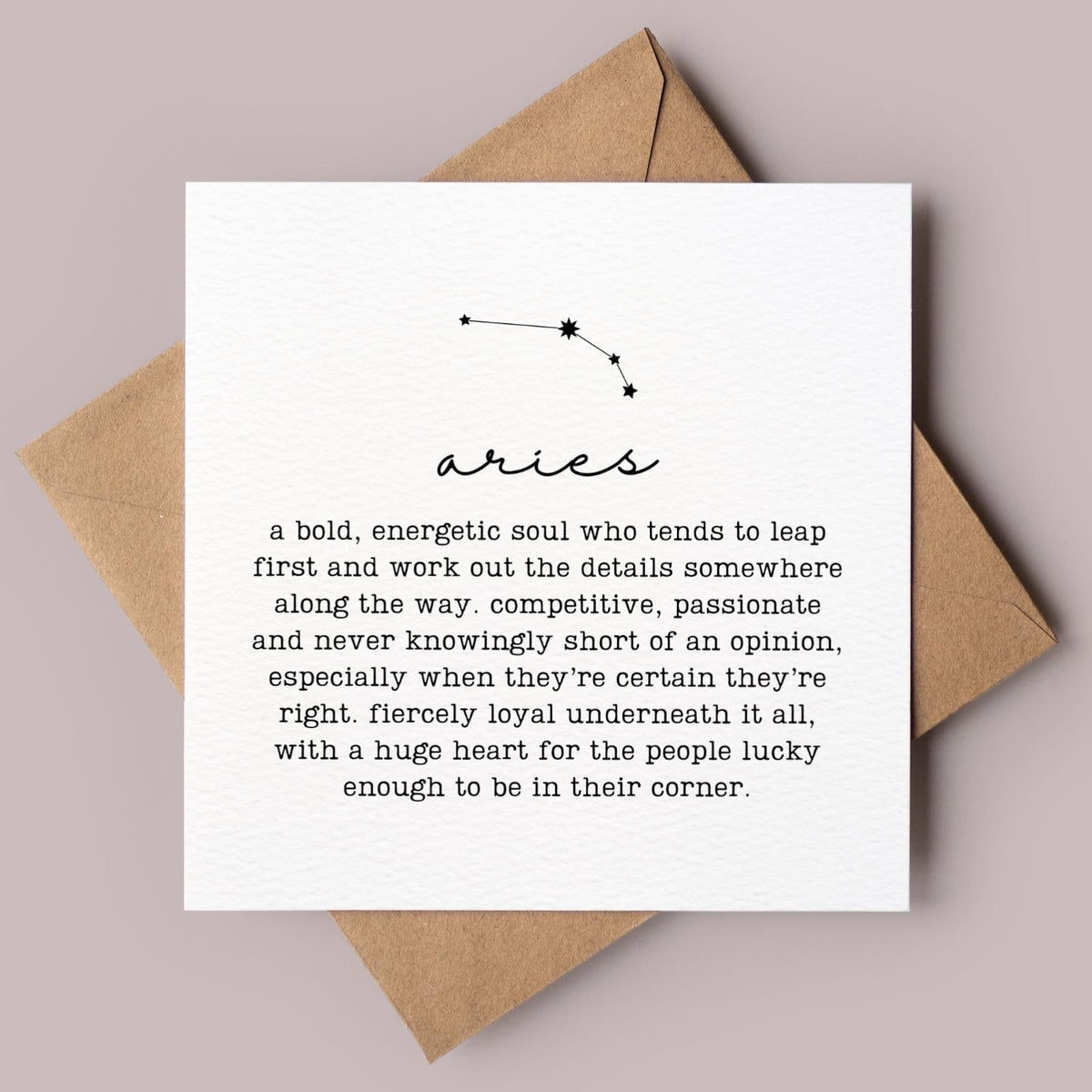 Aries Greeting Card