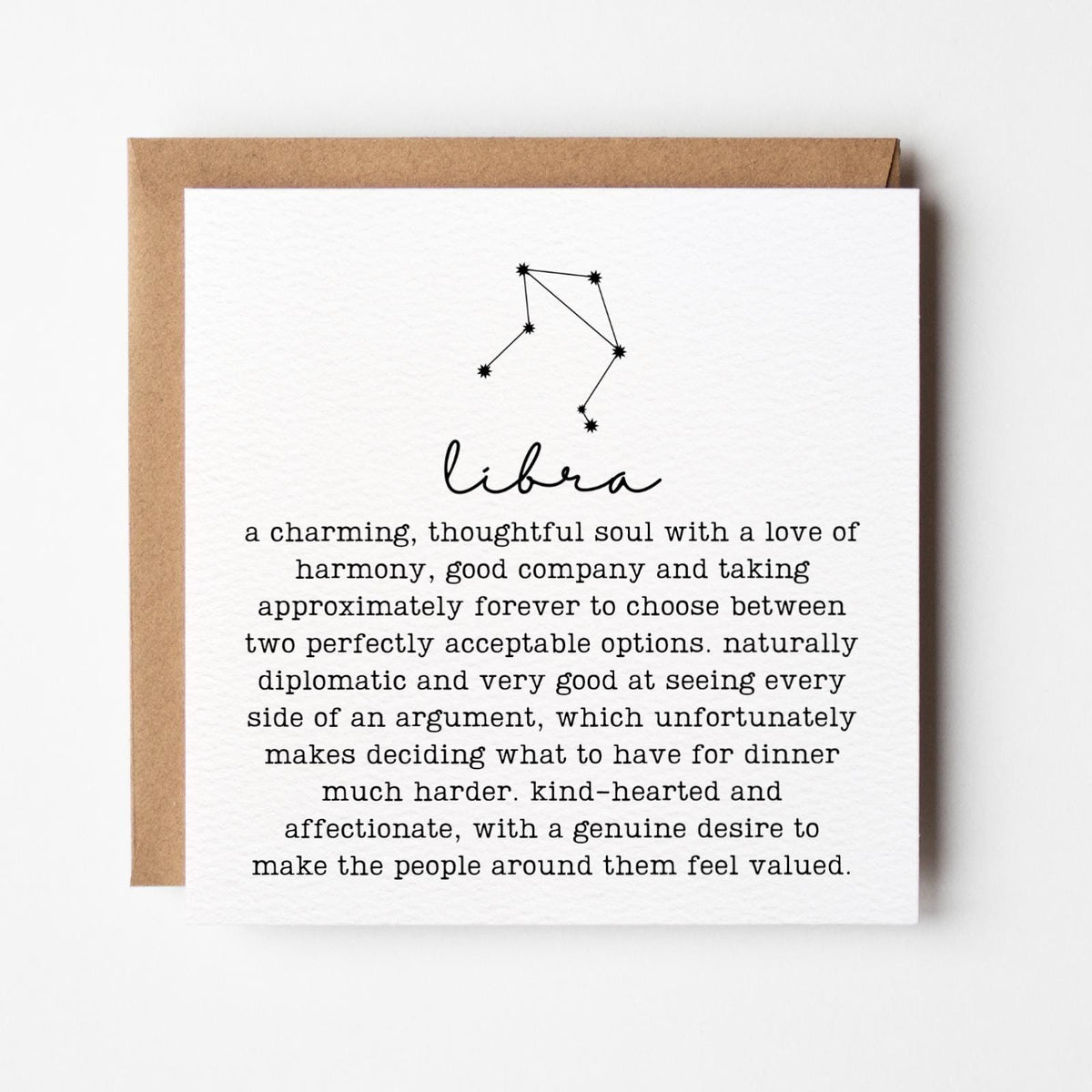 Libra Greeting Card