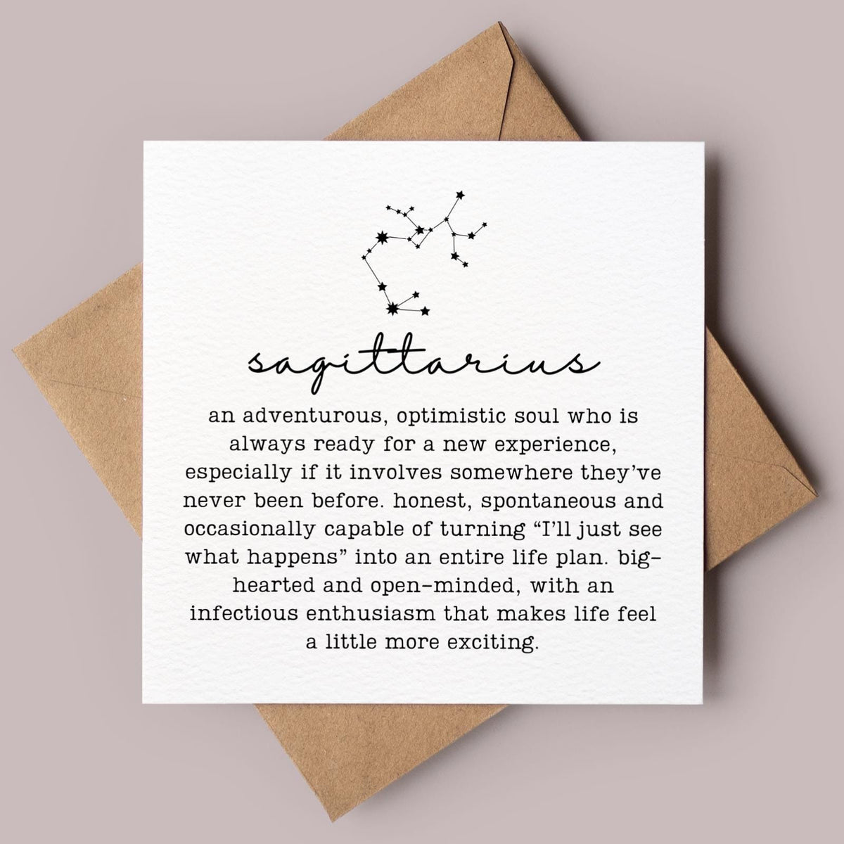 Sagittarius Greeting Card