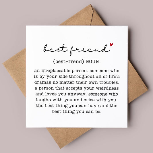 Best Friend Greeting Card