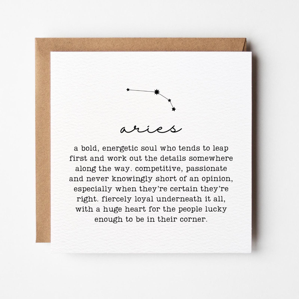 Aries Greeting Card